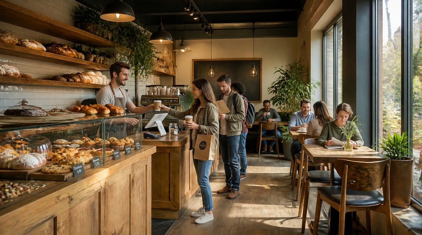Bäckerei-Café